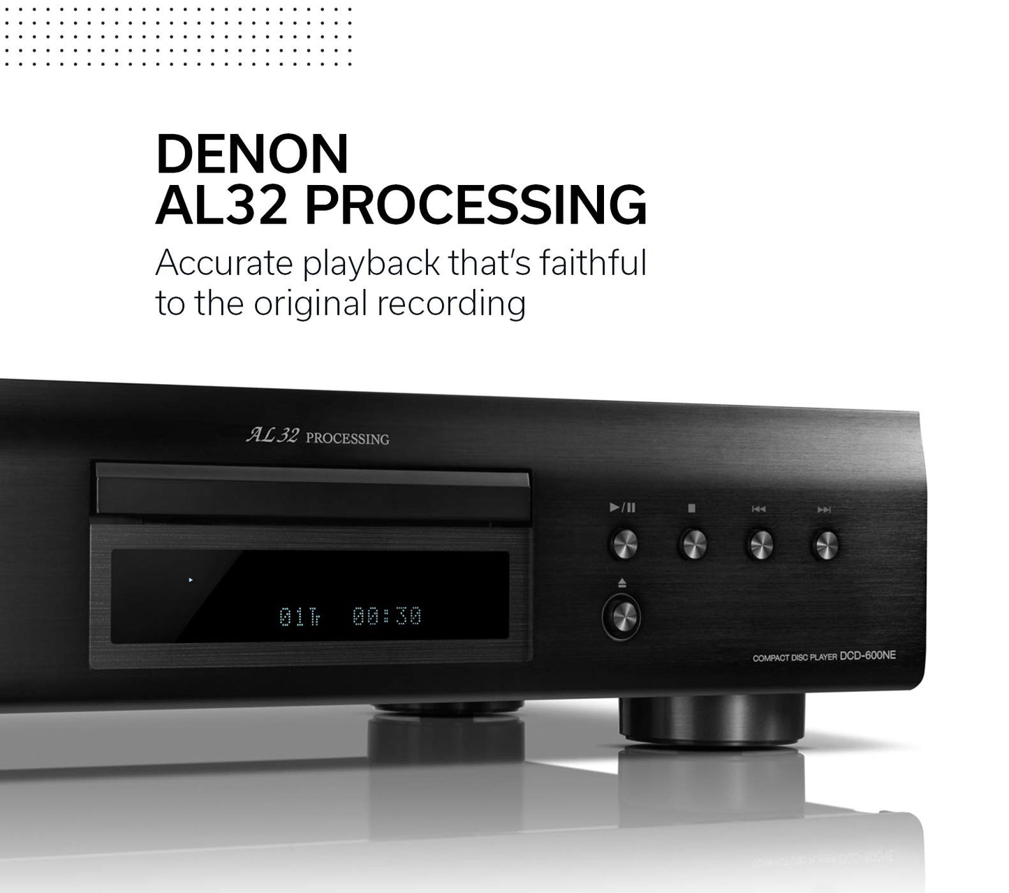 Denon DCD-600NE con Mando a distancia, Negro