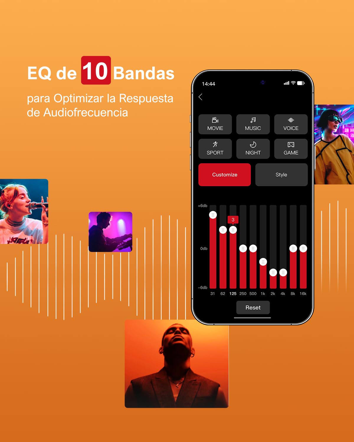 ULTIMEA Barra de Sonido TV de 2.1 Canales, Subwoofer Incorporado, Control de App, Barra de Sonido PC Todo en Uno, Barra Sonido TV Bluetooth 5.3, Opt/AUX//Montaje en Pared, Solo B30