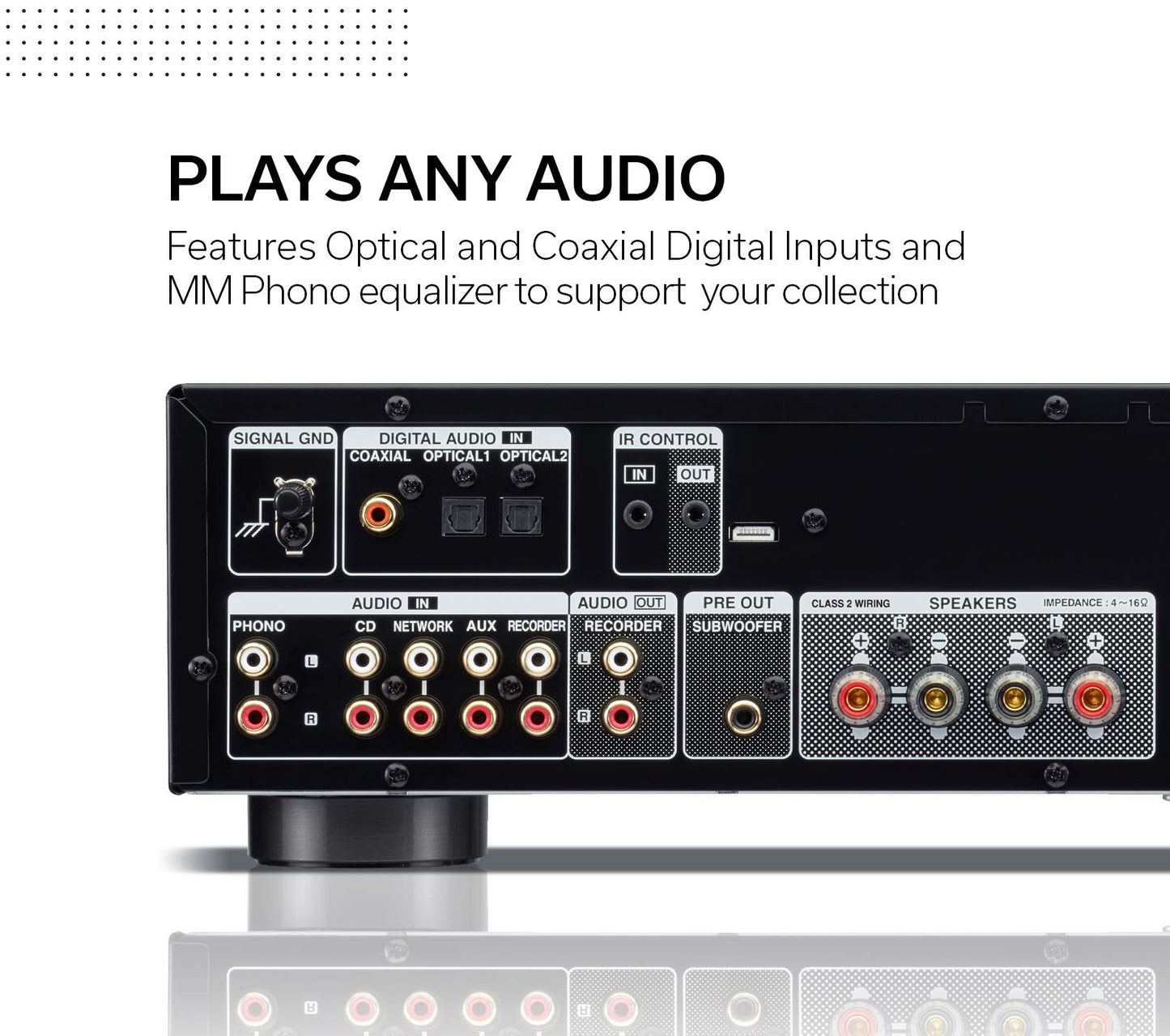 DENON Amplificador, Plata, Talla única