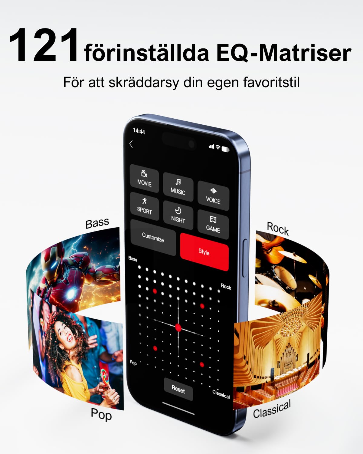 ULTIMEA 7.1 Barra de Sonido TV, Sistema de Sonido Envolvente Virtual, Control por App, 410W, Barra Sonido con Subwoofer y 4 Altavoces Envolventes, Bluetooth 5.3, Poseidon D70