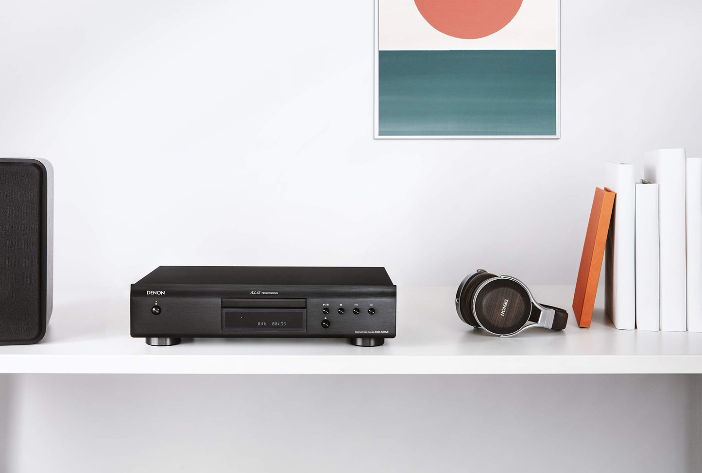 Denon DCD-600NE con Mando a distancia, Negro
