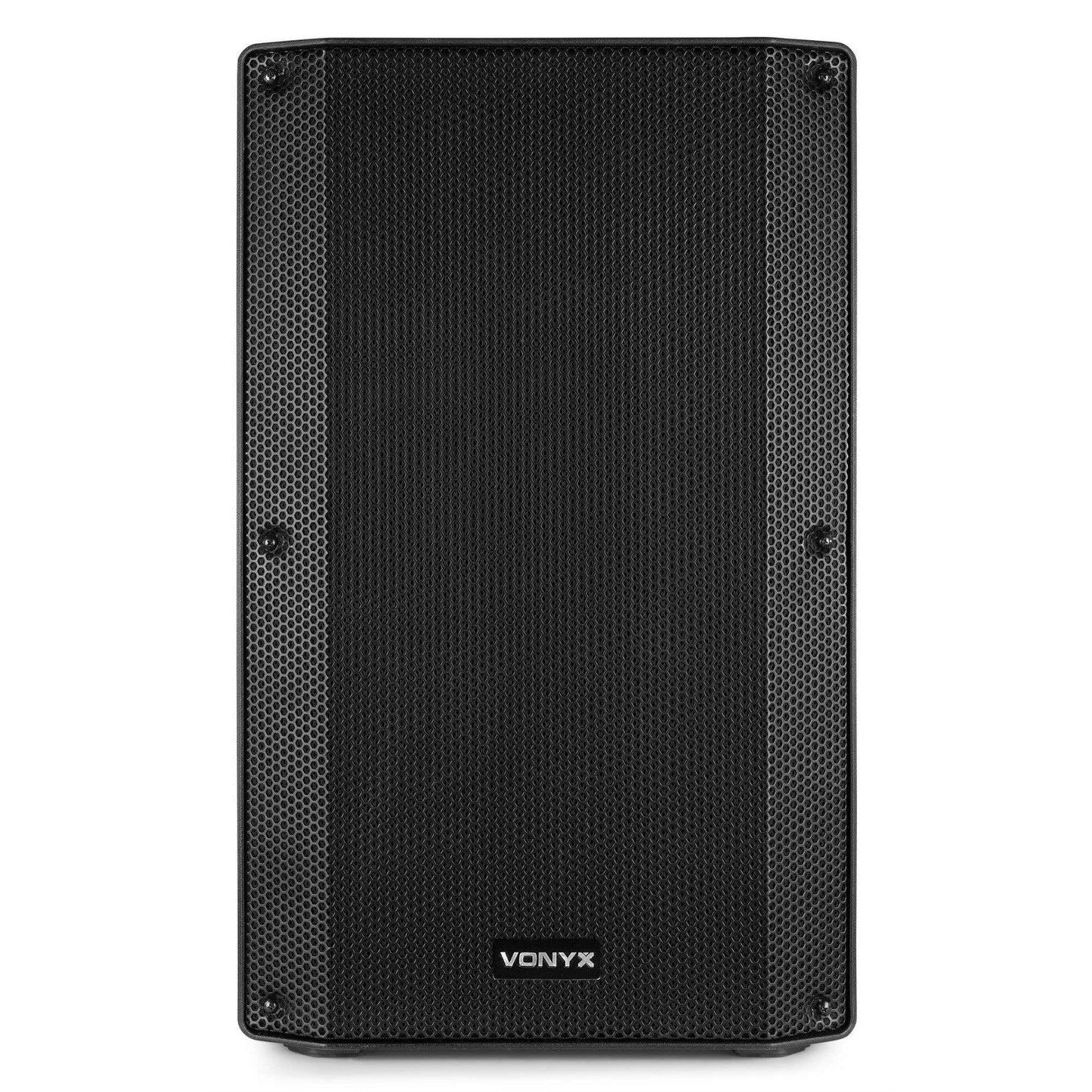 Vonyx VSA120S Juego de Altavoces Activos estéreo de 800 W con Bluetooth, Reproductor de MP3 y Control Remoto - ¡Adecuado para DJ's, músicos, Cantantes y discursos!