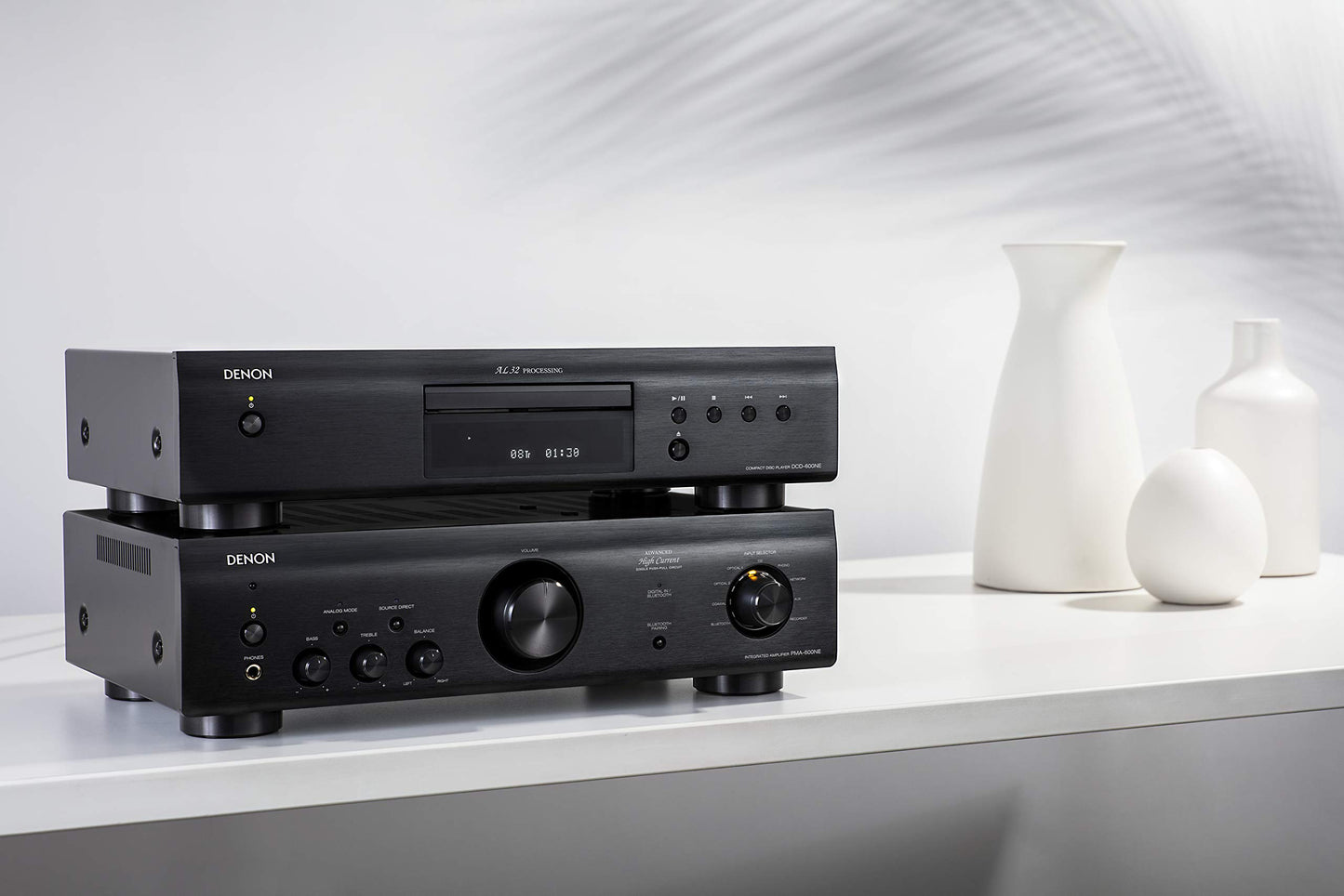 Denon DCD-600NE con Mando a distancia, Negro